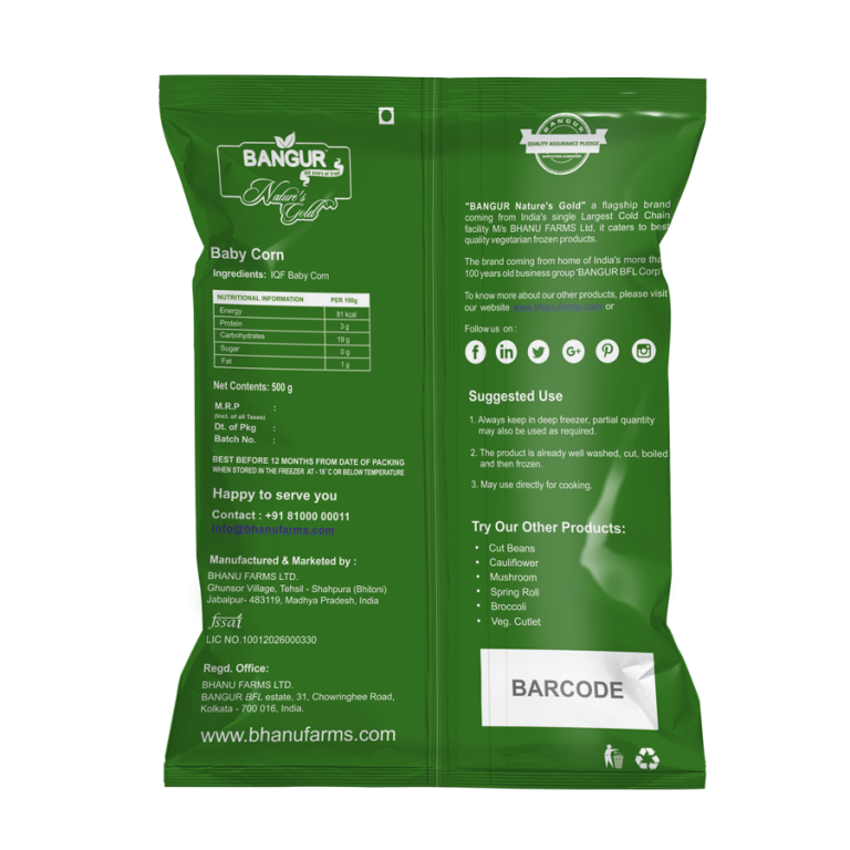 Baby Corn Shop from Bhanu Farms